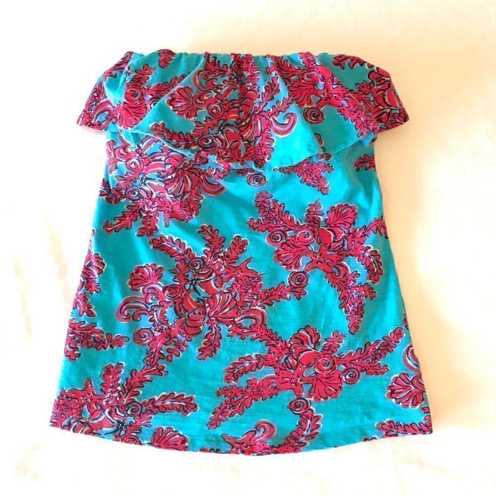 Lilly Pulitzer Wakely Ruffle Strapless Top